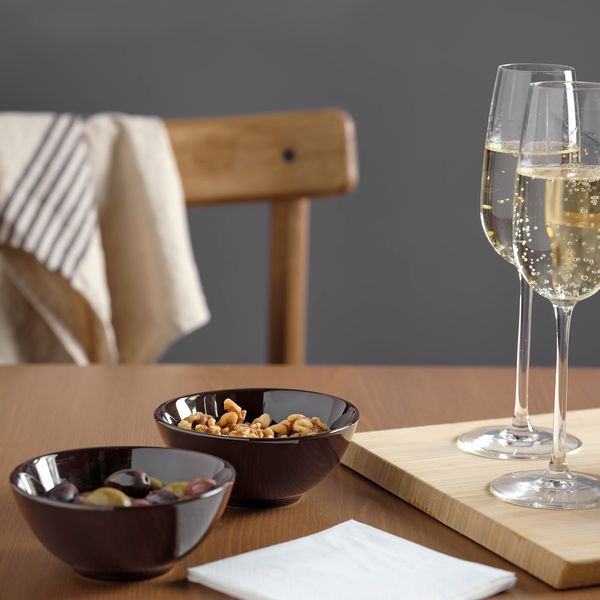 Миска, полированный коричневый, 12 см IKEA FÄRGKLAR ФЭРГКЛАР 104.854.26 - фото 5