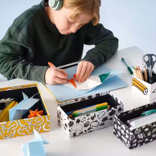 LYSMASK Набор коробок, 4 шт. - с рисунком/разноцветный - фото 2