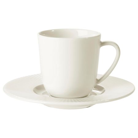 Чашка для кофе эспрессо с блюдцем IKEA OFANTLIGT ОФАНТЛИГТ 203.976.84