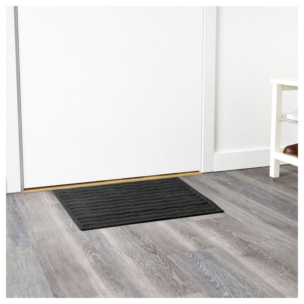 Придверный коврик ЛИНЭС, темно-серый (65x50 см) - схема-чертеж с размерами
