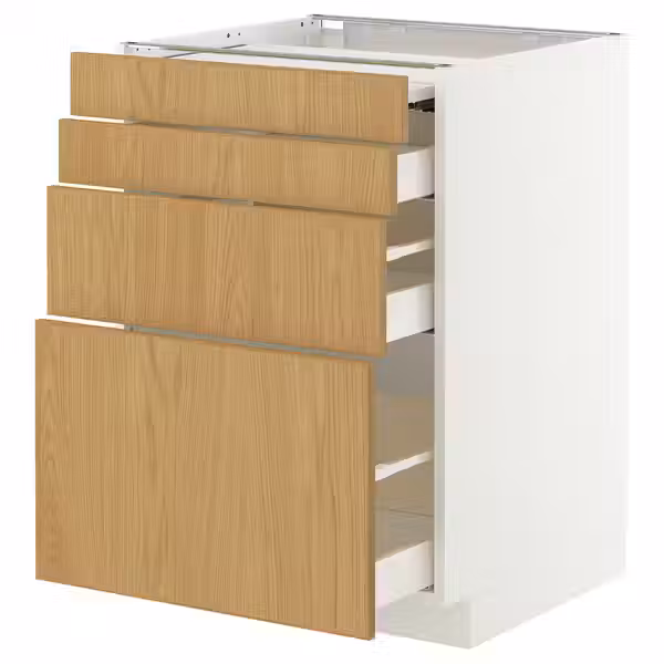 METOD / MAXIMERA Напольный шкаф с выдвиж панелью/3ящ - фото 1