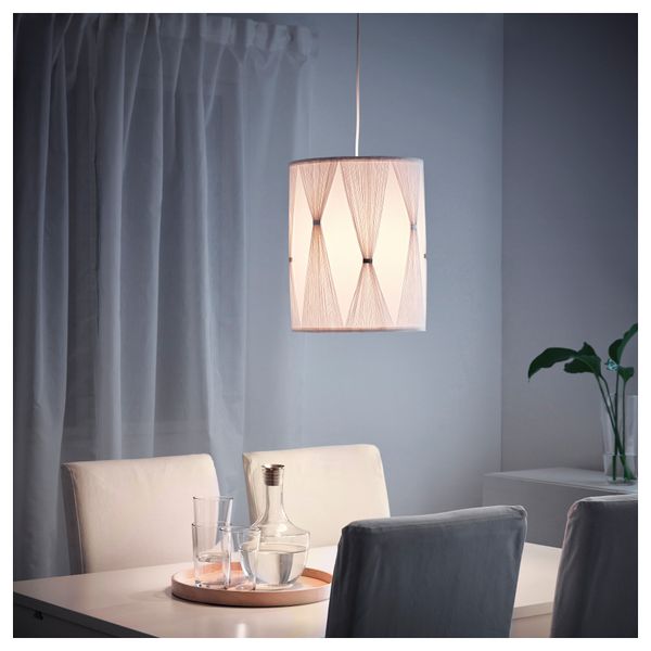 Абажур РЭММЕН, белый (29 см) - схема-чертеж с размерами