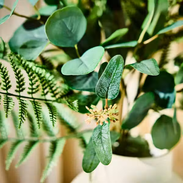 SMYCKA Искусственный букет - д/дома/улицы эвкалипт/зеленый 40 см - схема-чертеж с размерами