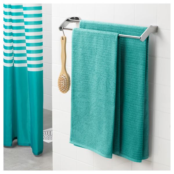 Простыня банная ВОГШЁН, бирюзовый - схема-чертеж с размерами