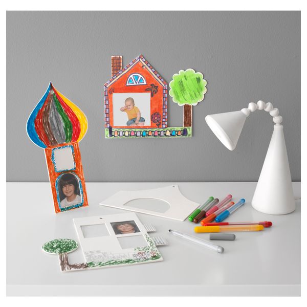 Набор рамок, 4 штуки ГЛОН, белый - фото 2