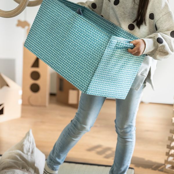 Коробка, бирюзовый 25x44x25 см IKEA UPPRYMD УППРЮМД 604.622.72 - фото 5