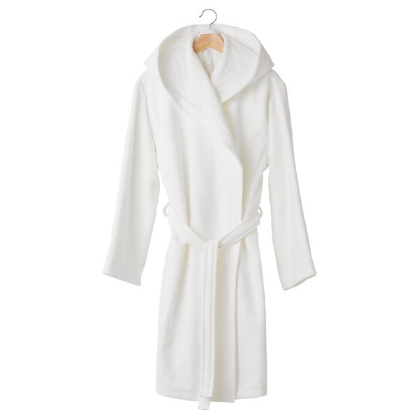 Халат купальный, белый S/M IKEA KRUSÅN КРУСОН 003.610.54 - схема-чертеж с размерами