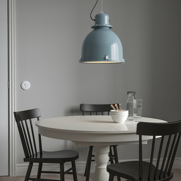 Подвесной светильник, серо-бирюзовый 38 см IKEA SVARTNORA СВАРТНОРА 104.865.29 - фото 2