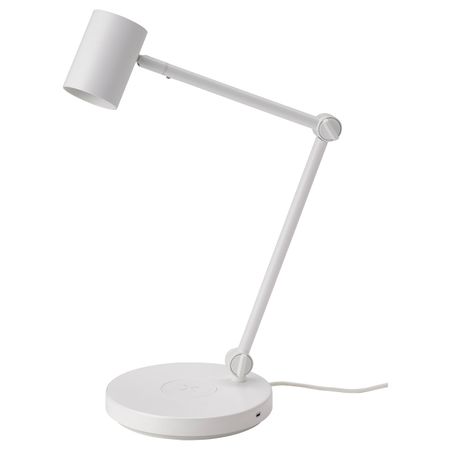 Лампа, устройство для беспроводной зарядки, белый IKEA NYMÅNE НИМОНЕ 204.486.12