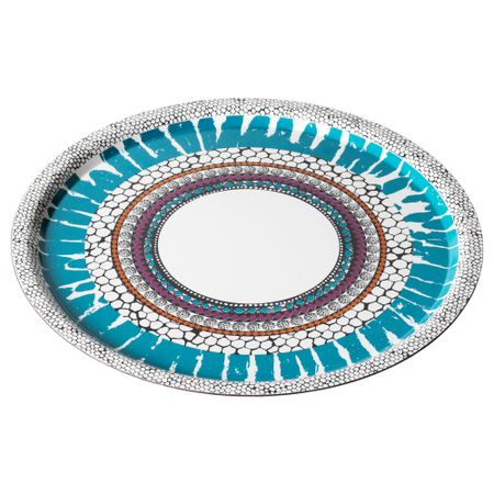 Поднос ОФФЕНТЛИГ, с рисунком разноцветный (43 см)