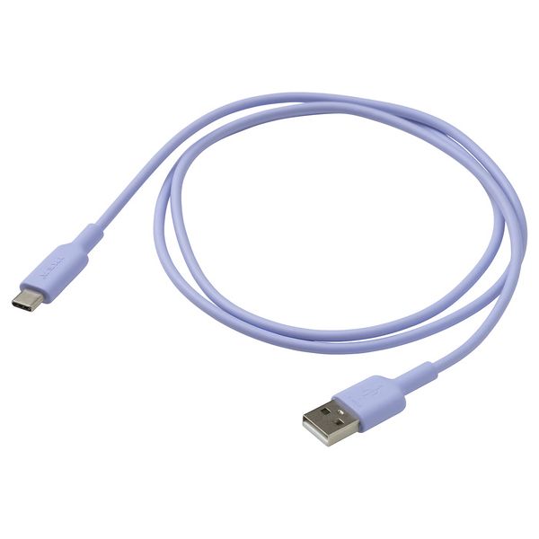 SITTBRUNN Кабель USB-A–USB-C - сиреневый 1.0 м - фото 1