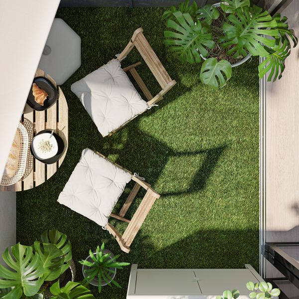 Стол + 2 складных стула, для сада, светло-коричневая морилка IKEA ASKSTOCKHOLM СТОКГОЛЬМMEN АСКХОЛЬМЕН 191.779.18 - фото 8