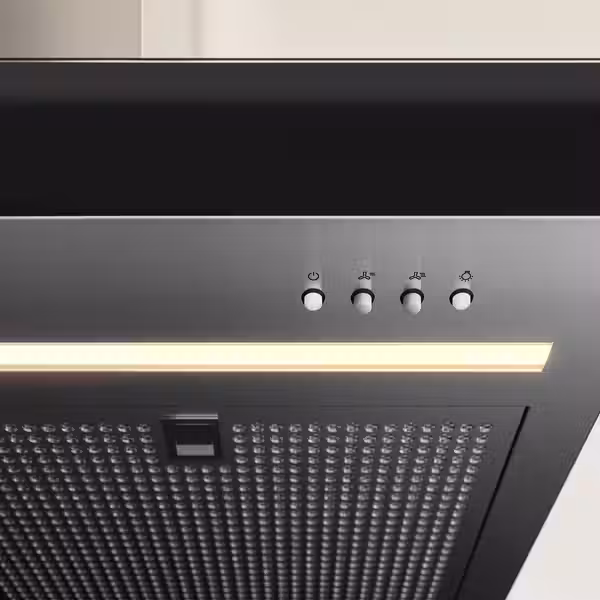 RÄFSEBO РЭВСЕБО Вытяжка кухонная стен креп (колпак) - IKEA 500 цвет нержавеющей стали 80 см - фото 4