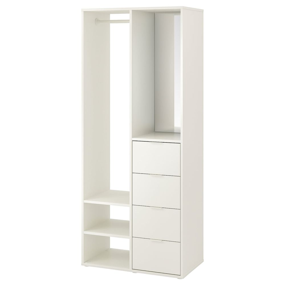 Открытый гардероб, белый 79x44x187 см IKEA SUNDLANDET САНДЛАНДЕТ 604.219.17 - фото 1