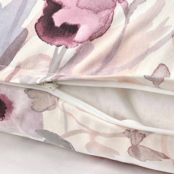 Чехол на подушку, 50x50 см, разноцветный, цветочный орнамент IKEA POLARTÅG 505.481.96 - фото 3