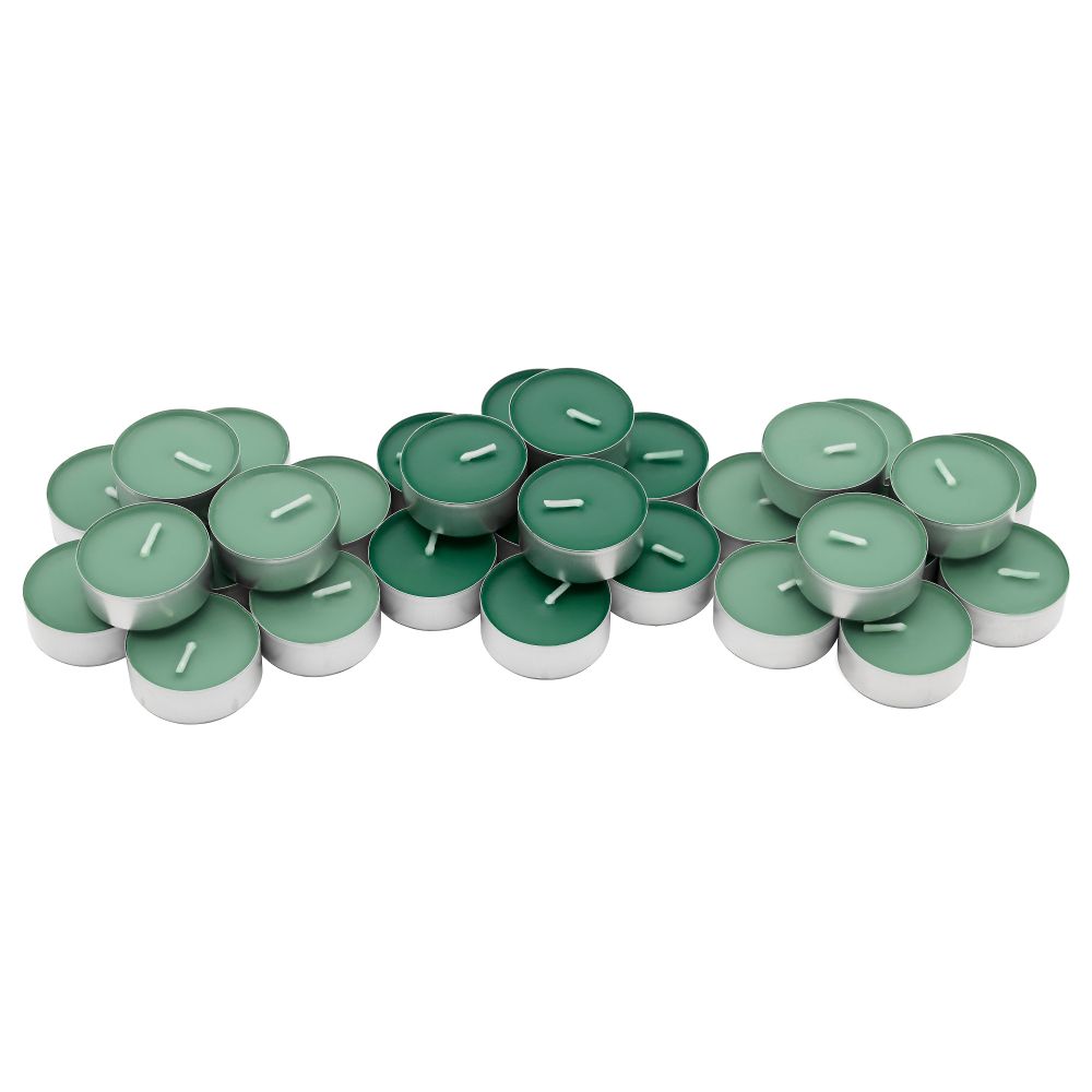 Свеча греющая ароматическая СИНЛИГ, темно-зеленый, Зимние яблоки - фото 1