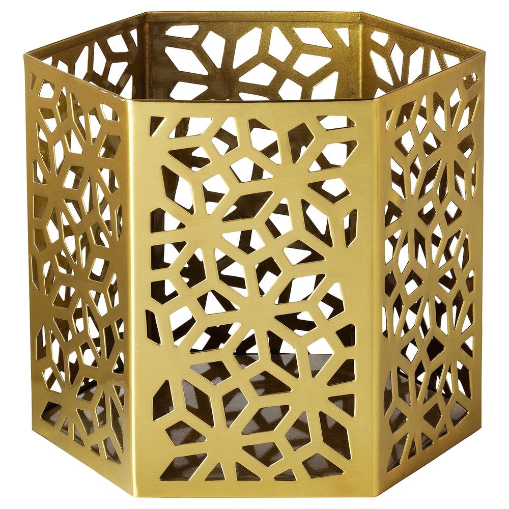 Подсвечник для греющей свечи, золотой 10 см IKEA LJUVARE ЛЬЮВАРЕ 404.921.28 - фото 1