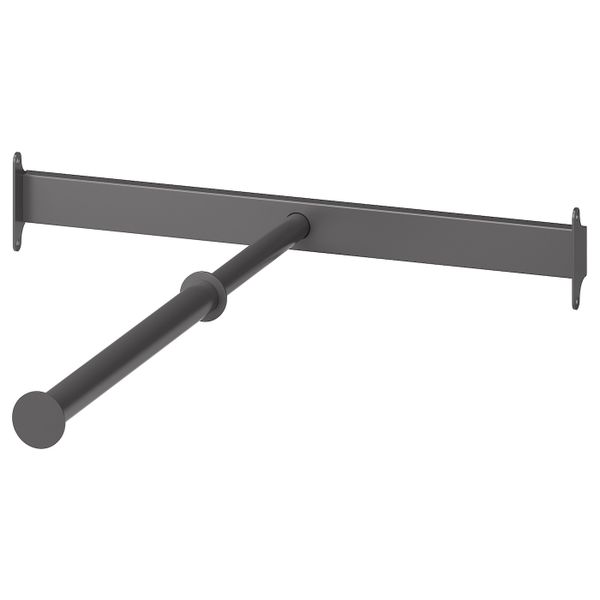 Выдвижная платяная штанга, темно-серый 50x35 см IKEA КОМПЛИМЕНТ 603.697.16 - фото 1