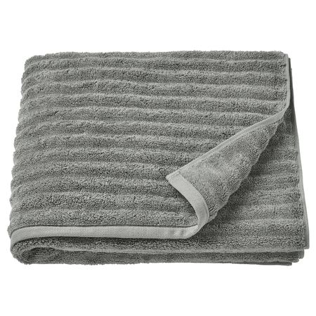 Банное полотенце, серый 70x140 см IKEA ФЛОДАРЕН 703.813.17