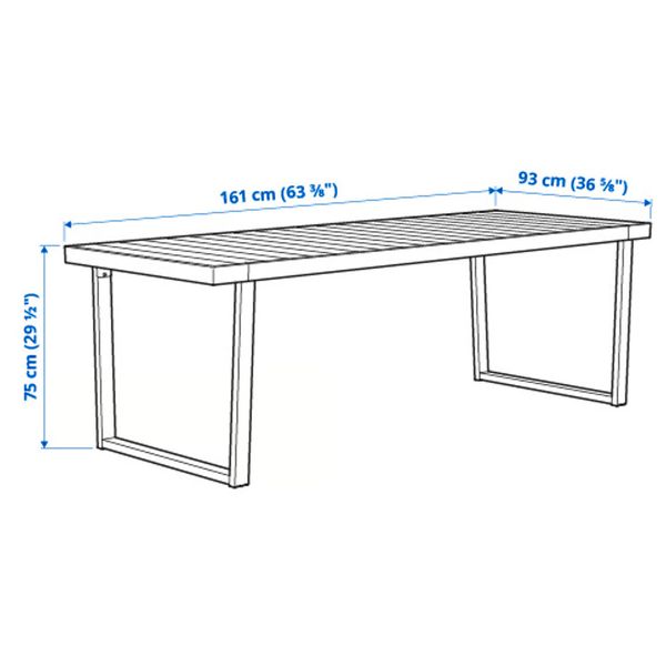 IKEA в интерьере - схема-чертеж с размерами