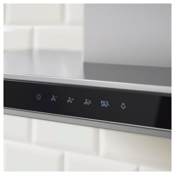 Колпак вытяжного шкафа стенного крепления КУЛИНАРИСК, нержав сталь, стекло - фото 4