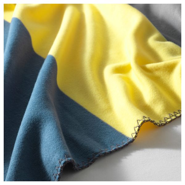 Плед ВОРСТШЭРНА, разноцветный (130x180 см) - фото 3