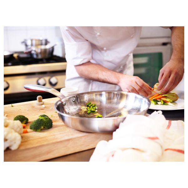 Сковорода СЕНСУЭЛЛ, нержавеющ сталь (28 см) - схема-чертеж с размерами