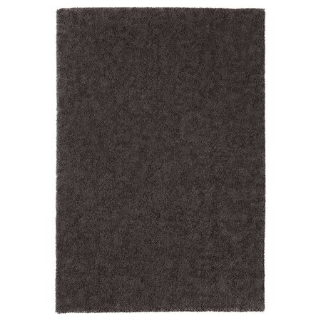 Ковер, короткий ворс, темно-серый 133x195 см IKEA STOENSE СТОЭНСЕ 304.255.30