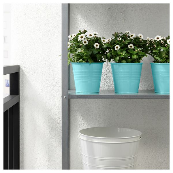 Кашпо СОККЕР, д/дома/улицы, бирюзовый - фото 3