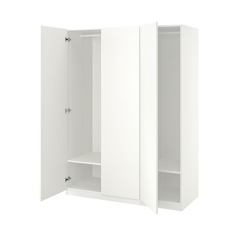 PAX / FORSAND Гардероб - белый/белый 150x60x201 см