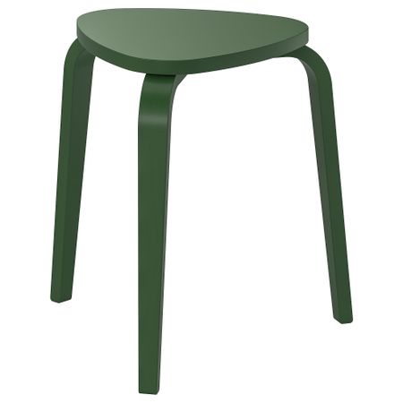 Табурет, темно-зеленый IKEA KYRRE КЮРРЕ 205.071.35