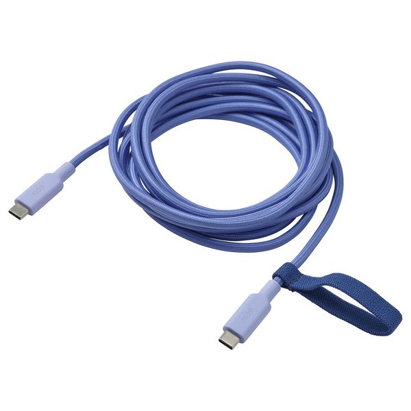 LILLHULT Кабель USB-C–USB-C - сиреневый 3.0 м - фото 1