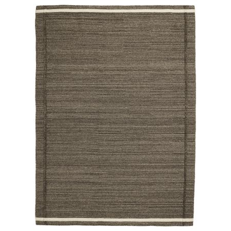 Ковер, безворсовый, ручная работа коричневый, 170x240 см IKEA HÖJET ХОЭТ 603.820.44