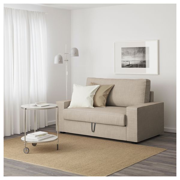 Диван-кровать 2-местная ВИЛАСУНД, Хилларед бежевый - фото 5