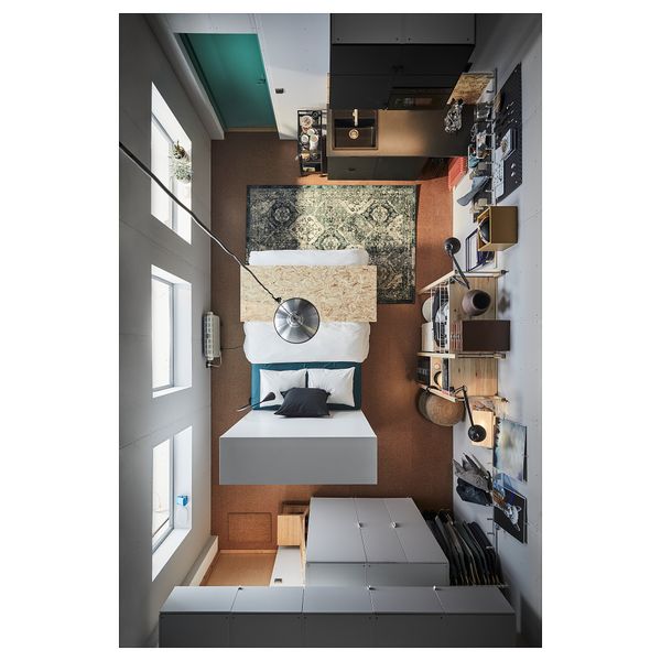 IKEA, дополнительный ракурс - схема-чертеж с размерами