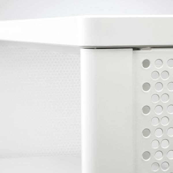 Стеллаж, белый 121x134 см IKEA BEKANT БЕКАНТ 003.735.04 - фото 5