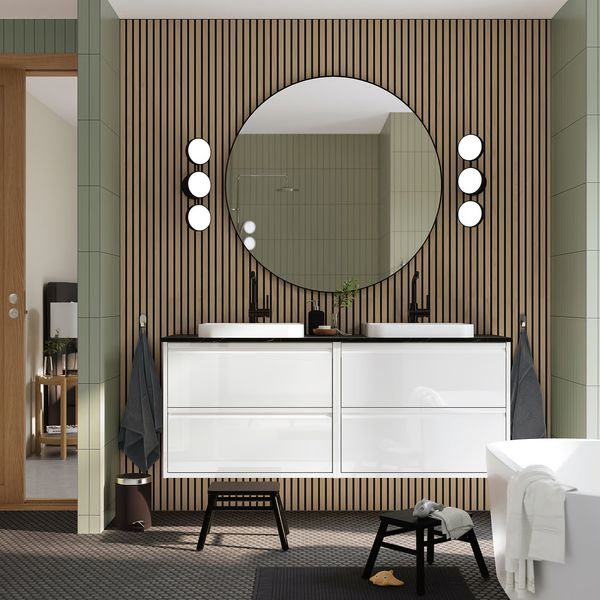 ÄNGSJÖN ЭНГШЁН / BACKSJÖN БАККШЁН Шкаф п-раковину/раковины/смесители - фото 2