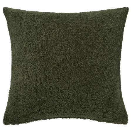 Чехол на подушку, темно-зеленый 50x50 см IKEA KRYDDBUSKE КРЮДДБУСКЕ 204.925.15