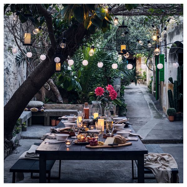 Блюдо КЭЛАСМАТ, белый (32x15 см) - схема-чертеж с размерами