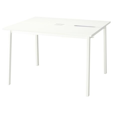 Конференц-стол, белый, 120x108x75 см IKEA MITTZON 095.321.03
