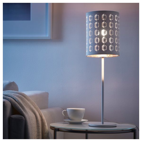 Абажур НИМО, белый, медный - схема-чертеж с размерами