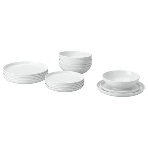 IKEA 365+ Сервиз,18 предметов - белый