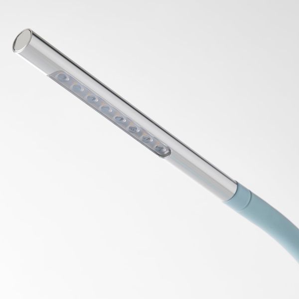 Рабочая лампа, светодиодная, голубой/серебристый IKEA HÅRTE ХОРТЕ 605.075.72 - фото 2