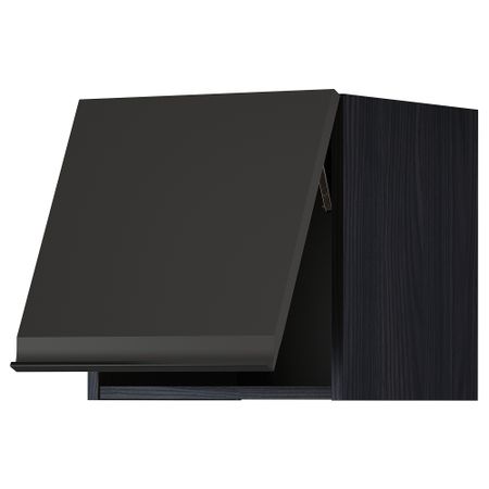 Навесной горизонтальный шкаф, черный, Upplöv матовый антрацит, 40x40 см IKEA METOD МЕТОД 694.954.28