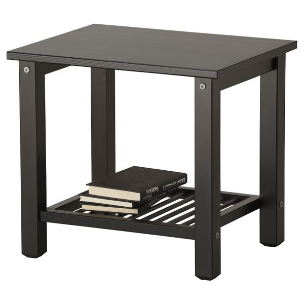 Тумба прикроватная, черно-коричневый 40x50 см IKEA RYKENE РИКЕНЕ 002.574.77 - схема-чертеж с размерами