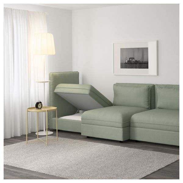 3-местный диван ВАЛЛЕНТУНА, Хилларед зеленый - фото 2