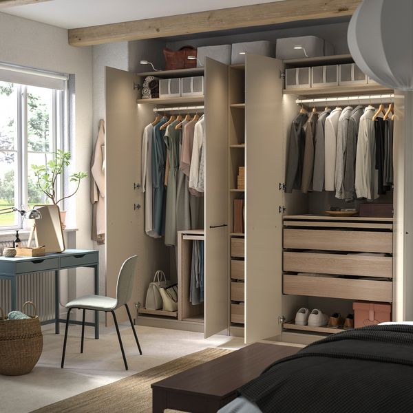 Гардероб, комбинация IKEA PAX ПАКС, FORSAND ФОРСАНД 894.298.71 - фото 3