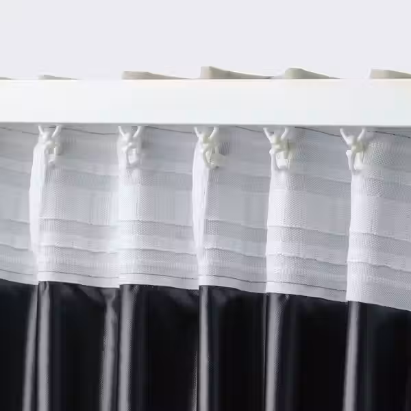 BENGTA Блокирующая свет гардина, 1 шт. - бежевый/с лентой 210x300 см - фото 5