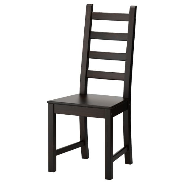 Стул, коричнево-чёрный IKEA KAUSTBY КАУСТБИ 403.708.34 - фото 1