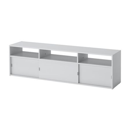 SPIKSMED СПИКСМЕД Тумба под ТВ - светло-серый 155x32x44 см